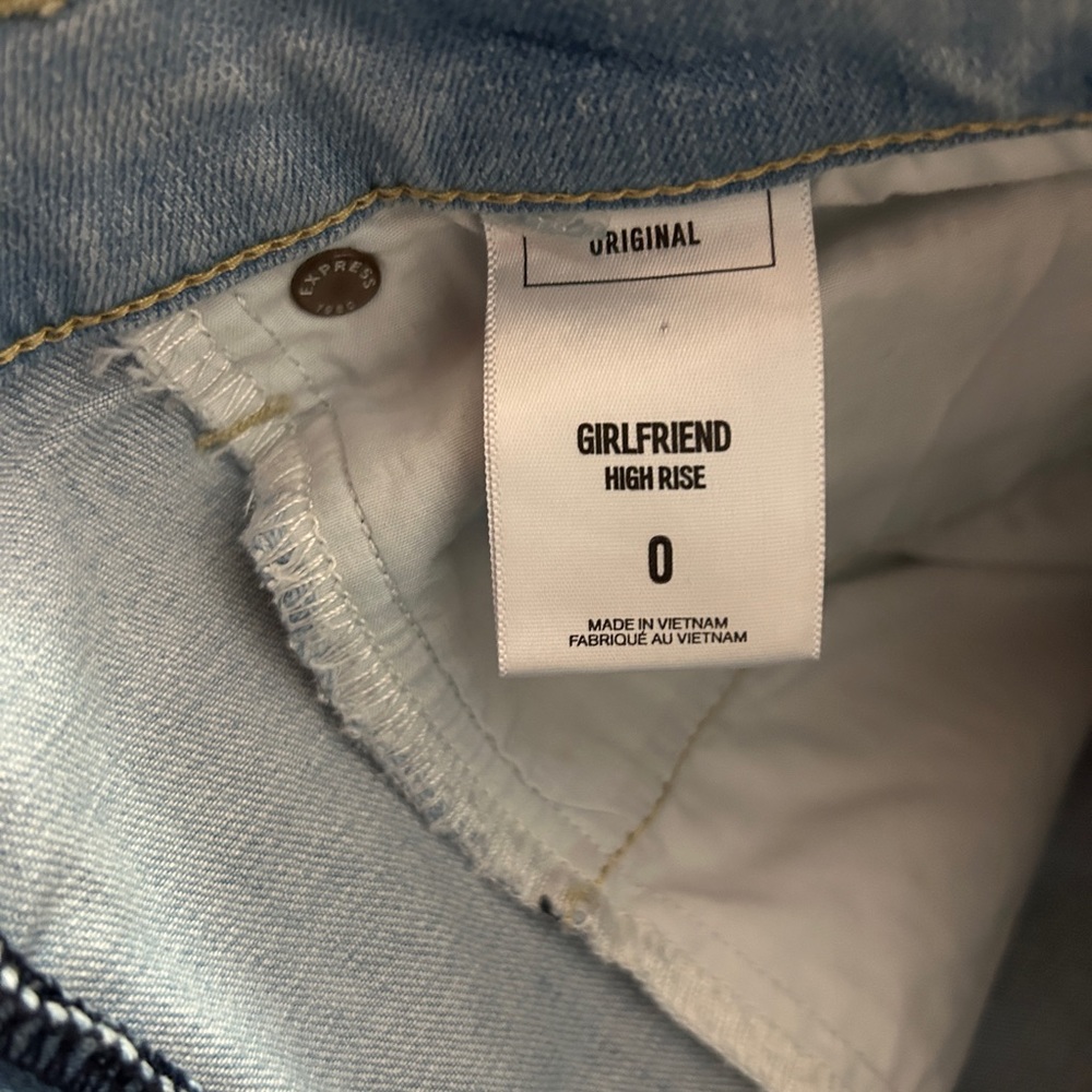EXPRESS Painted Daisy Rhinestone Jeans - Picture 4 of 6